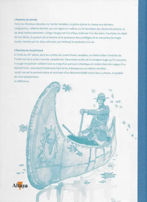 Verso de l'album Tout Pratt Tome 28 Un homme, une aventure - L'Homme du Sertão - L'Homme du Grand Nord