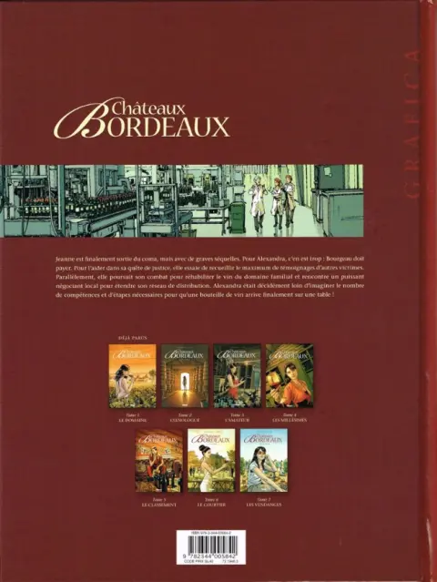 Verso de l'album Châteaux Bordeaux Tome 8 Le négociant