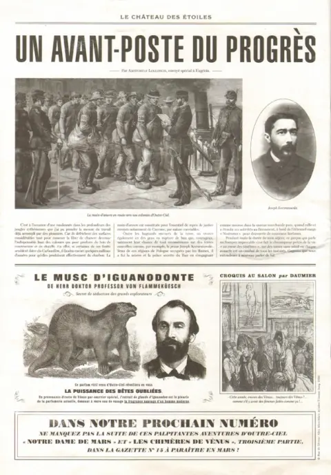 Verso de l'album Le Château des étoiles Le Château des Etoiles - Gazette N° 14 La citadelle hors du temps, suivi de Les chimères de Vénus 2/5
