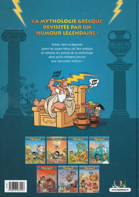 Verso de l'album Les Petits Mythos Tome 1 Foudre à gratter