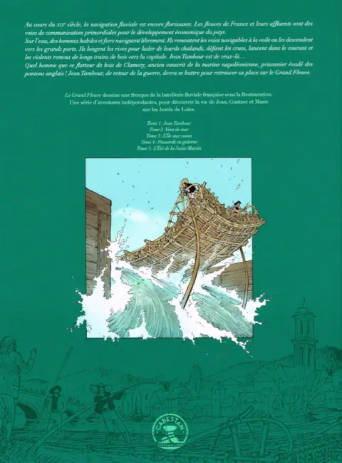 Verso de l'album Le Grand fleuve Tome 1 Jean Tambour