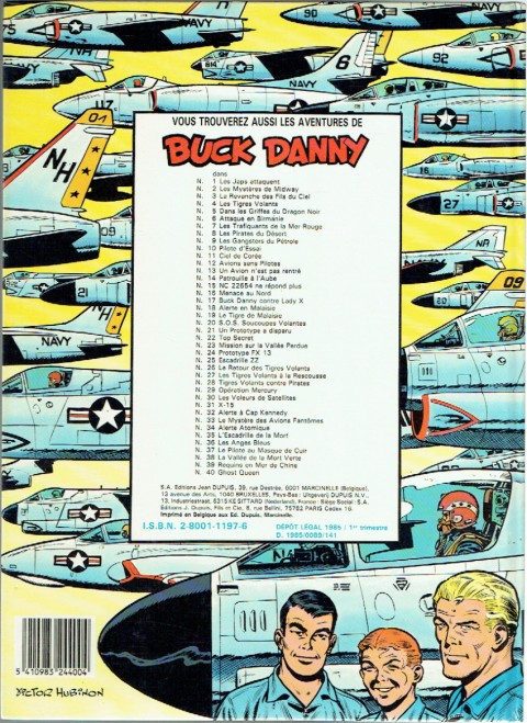 Verso de l'album Buck Danny Tome 1 Les japs attaquent