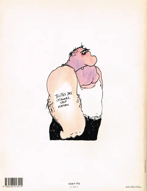 Verso de l'album Les Copines