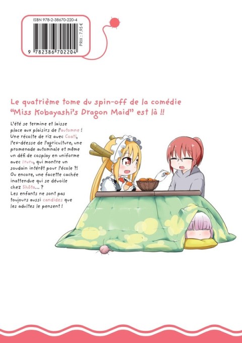 Verso de l'album Miss Kobayashi's Dragon Maid 4