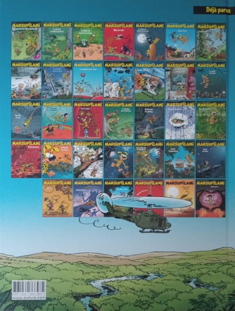 Verso de l'album Marsupilami Tome 22 Chiquito Paradiso