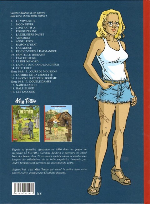 Verso de l'album Miss Tattoo Tome 2 La chèvre et le tigre