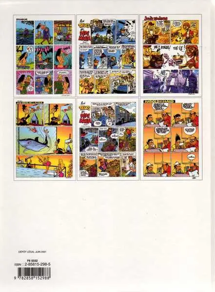 Verso de l'album Fluide Glacial - L'album Tome 10 00-2