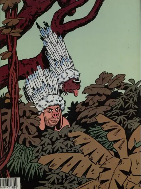 Verso de l'album Edmond le cochon Tome 3 Le continent mystérieux