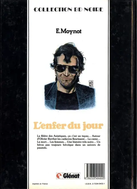 Verso de l'album L'Enfer du jour