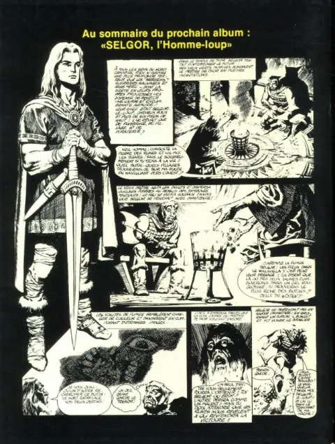 Verso de l'album Erik le viking Tome 2 Les portes d'Atlantis