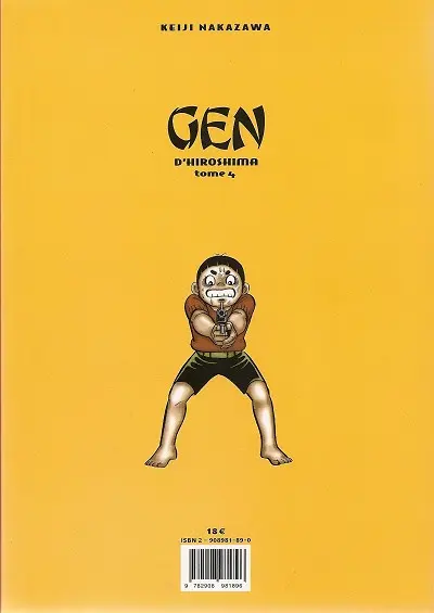 Verso de l'album Gen d'Hiroshima 04