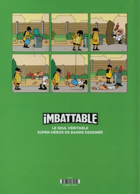 Verso de l'album Imbattable Tome 2 Super-héros de proximité