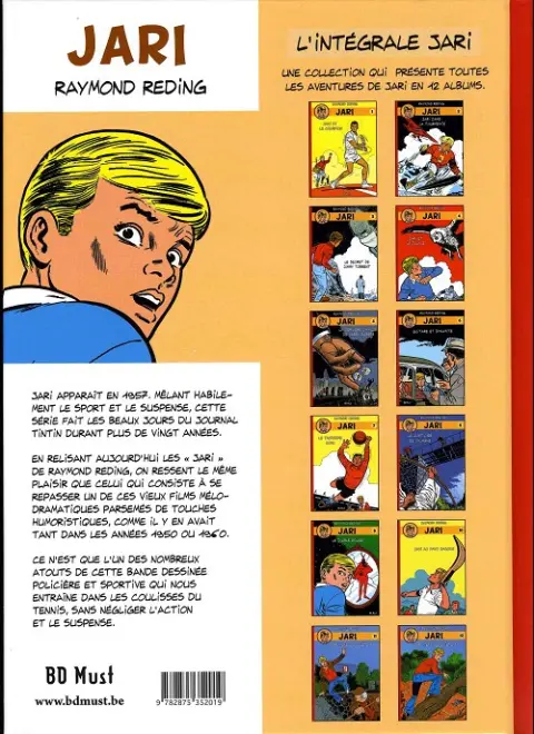 Verso de l'album Jari Tome 1 Jari et le Champion