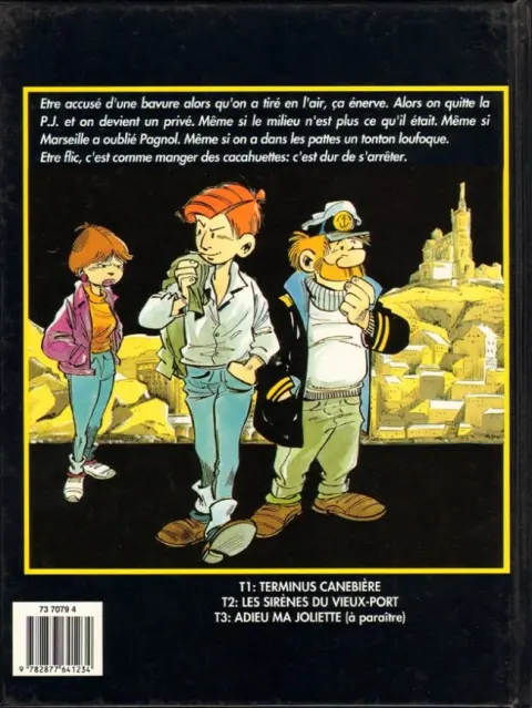 Verso de l'album Léo Loden Tome 2 Les sirènes du vieux-port