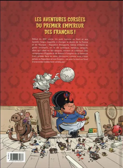 Verso de l'album Napoléon Tome 1 De mal empire !