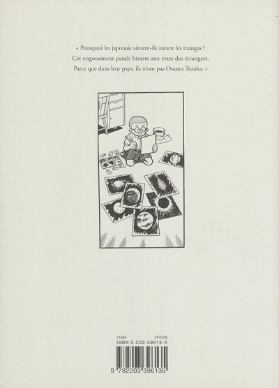 Verso de l'album Osamu Tezuka - Biographie Tome 1 1928-1945