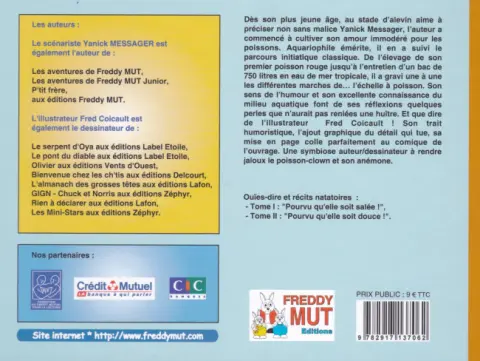 Verso de l'album Ouïes-dire & Récits natatoires Tome 1 Pourvu qu'elle soit salée !