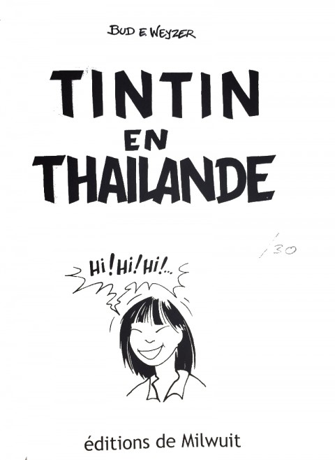 Autre de l'album Tintin Tintin en Thailande