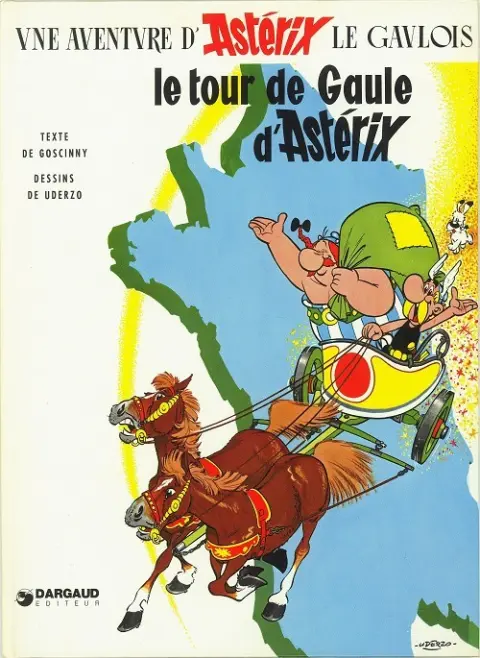 Couverture de l'album Astérix Tome 5 Le tour de Gaule d'Astérix