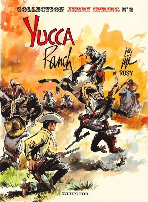 Couverture de l'album Jerry Spring Tome 2 Yucca Ranch