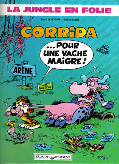 Couverture de l'album La Jungle en folie Tome 4 Corrida ... pour une vache maigre !