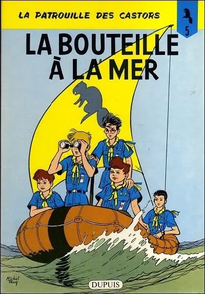 Couverture de l'album La Patrouille des Castors Tome 5 La bouteille à la mer
