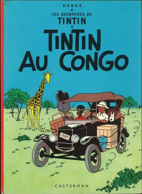 Couverture de l'album Tintin Tome 2 Tintin au Congo