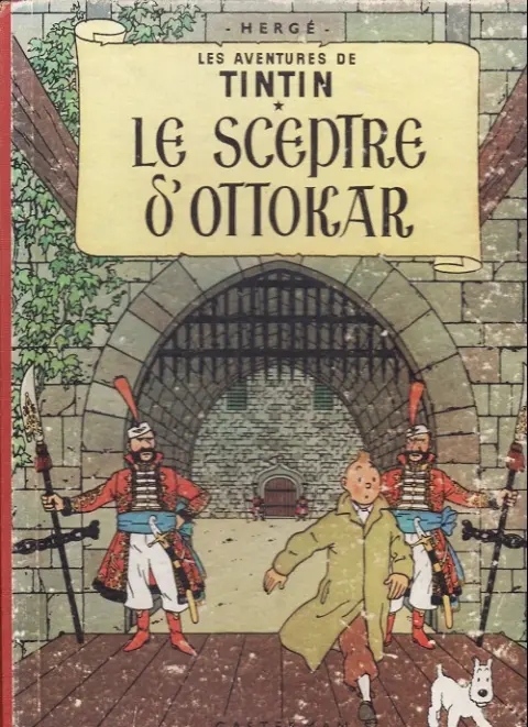 Couverture de l'album Tintin Tome 8 Le sceptre d'Ottokar
