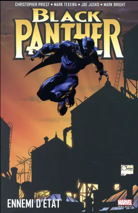 Black Panther Marvel select Tome 1 Ennemi d'état