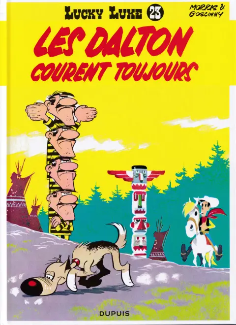 Couverture de l'album Lucky Luke Tome 23 Les Dalton courent toujours