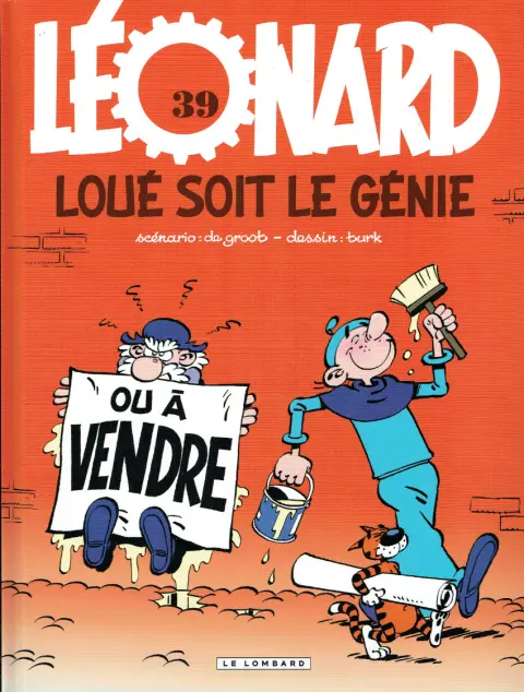 Couverture de l'album Léonard Tome 39 Loué soit le génie