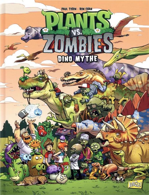 Couverture de l'album Plants vs. zombies Tome 12 Dino mythe