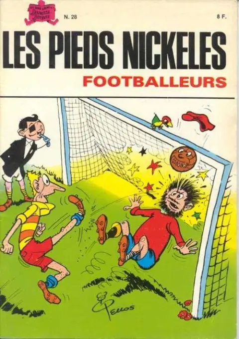 Couverture de l'album Les Pieds Nickelés Tome 28 Les pieds nickelés footballeurs