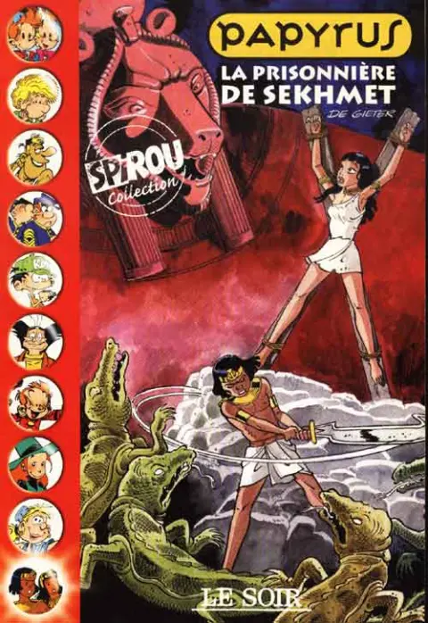 Couverture de l'album Papyrus Tome 22 La Prisonnière de Sekhmet