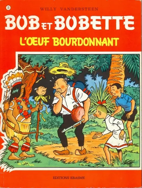 Couverture de l'album Bob et Bobette Tome 73 L'œuf bourdonnant
