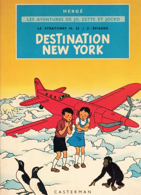 Couverture de l'album Les Aventures de Jo, Zette et Jocko Tome 2 Destination New York