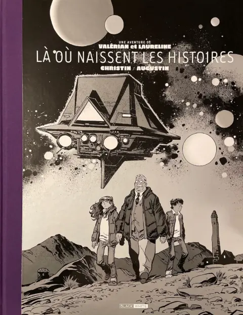 Couverture de l'album Valérian par... Tome 3 Là où naissent les histoires