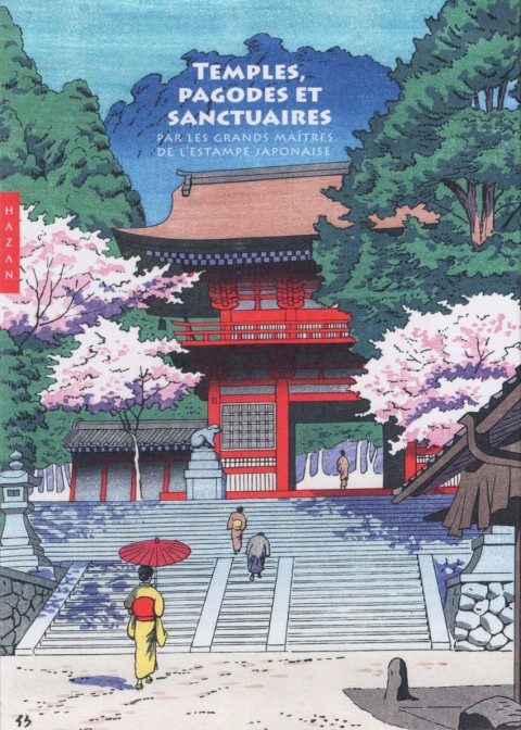 Couverture de l'album Temples, pagodes et sanctuaires par les grands maîtres de l'estampe japonaise