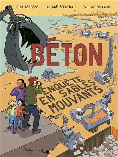 Couverture de l'album Béton Enquête en Sables Mouvants