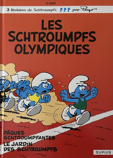 Couverture de l'album Les Schtroumpfs Tome 11 Les Schtroumpfs olympiques