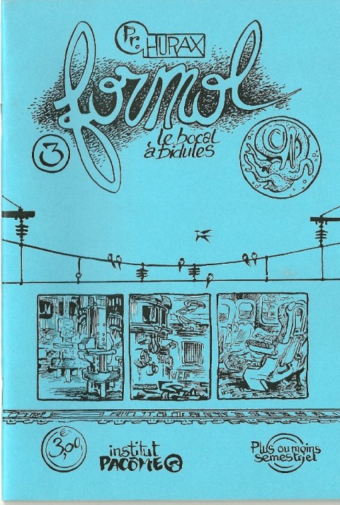 Couverture de l'album Formol, le bocal à bidules Tome 3 Spécial voyage en train