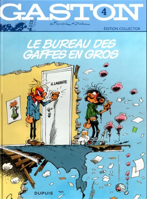 Couverture de l'album Gaston Édition Collector (Télé 7 jours) Tome 4 Le bureau des gaffes en gros