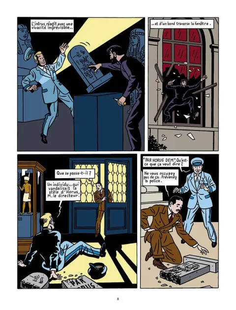 Planche de l'album Blake et Mortimer L'art de la guerre