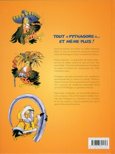 Verso de l'album Les Aventures de Pythagore et Cie L'intégrale