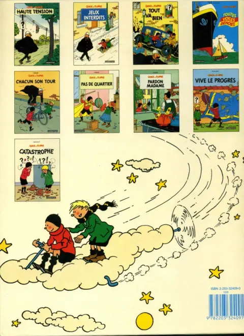 Verso de l'album Quick et Flupke - Gamins de Bruxelles Tome 9 Catastrophe