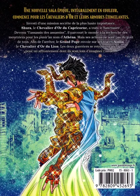 Verso de l'album Saint Seiya Épisode G - Assassin 1