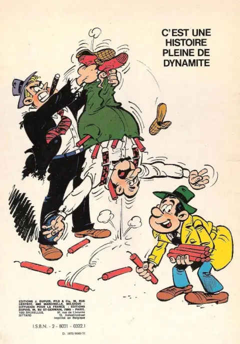 Verso de l'album Sammy Tome 1 Bons vieux pour les gorilles
