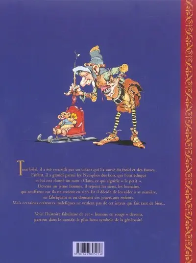 Verso de l'album Santa Claus La légende du Père Noël