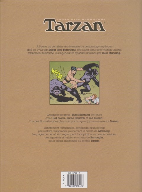 Verso de l'album Tarzan Tome 3