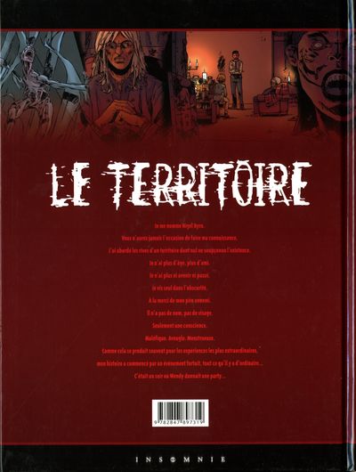Verso de l'album Le Territoire Tome 3 Disparition